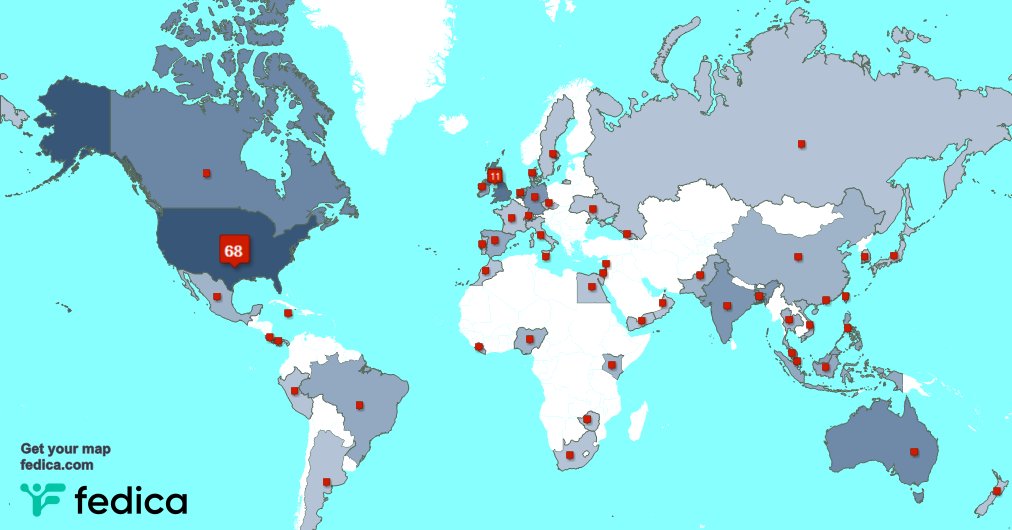 I have 13 new followers from Germany, and more last week. See fedica.com/!RichardYancy