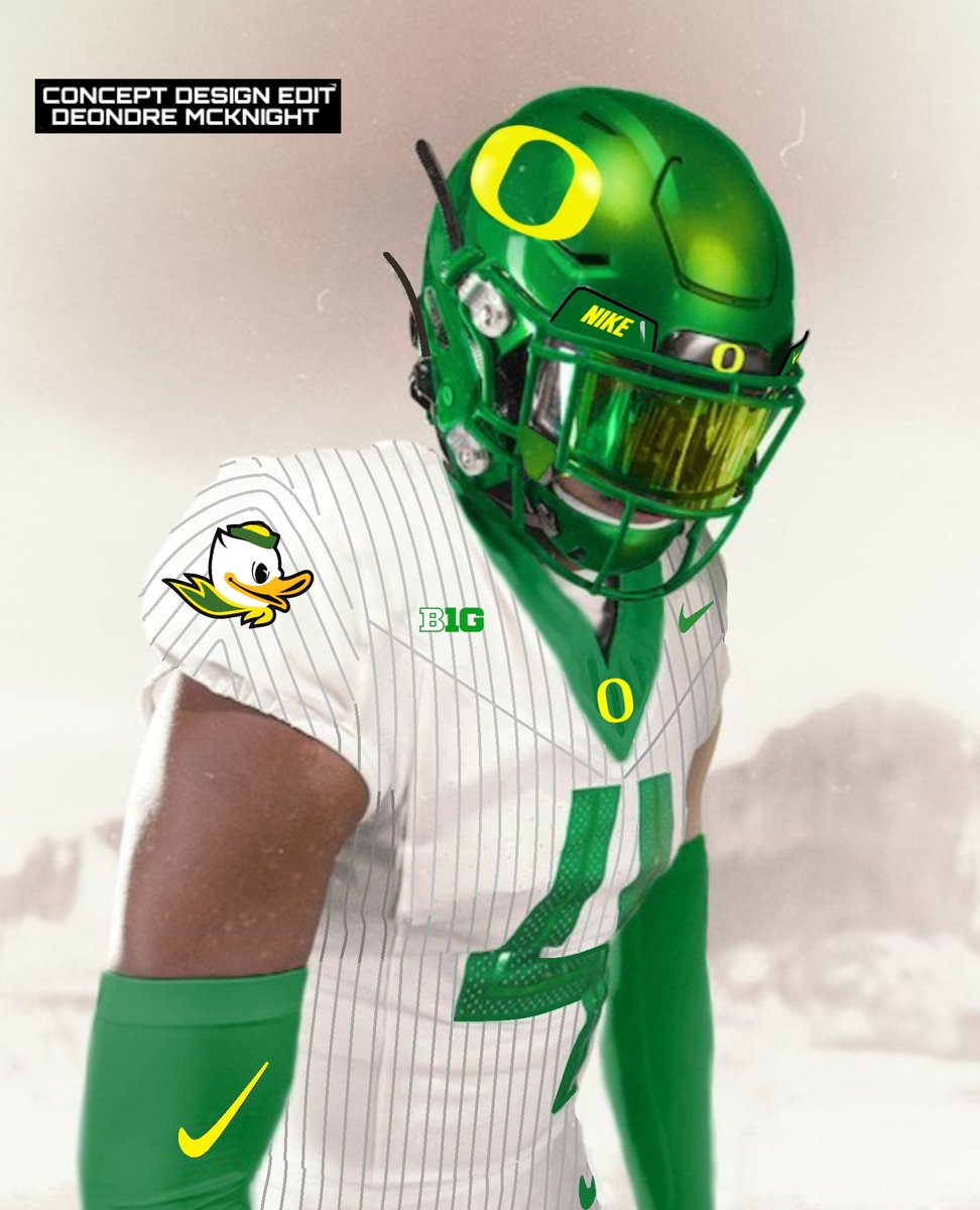 Oregon Ducks (Oregon Baseball) Inspired Apple Thunder Green & White Uniform Concept. Would actually be really mega neat if it became an reality. 

*Not an actual uniform* #GoDucks #Nike
