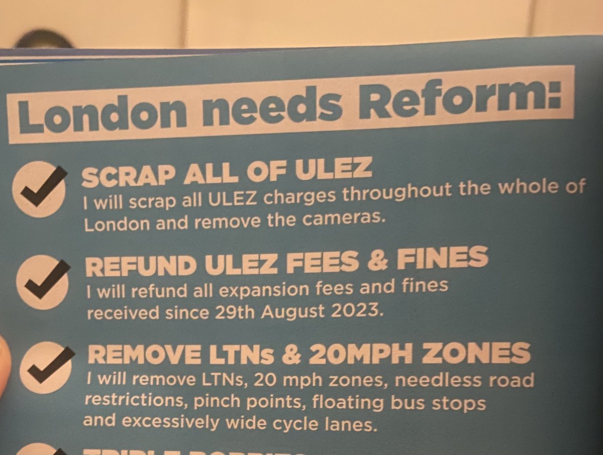 I’m reading the Mayor of London manifestos & can say with 💯% certainty I won’t be voting for Howard Cox 😂 He does say he’ll “always listen”, so if he is listening, I think the below plans are ridiculous!… almost as ridiculous as Nick Scanlon’s plans 🤯🤯🤯 🤦‍♀️👇🤦‍♀️👇