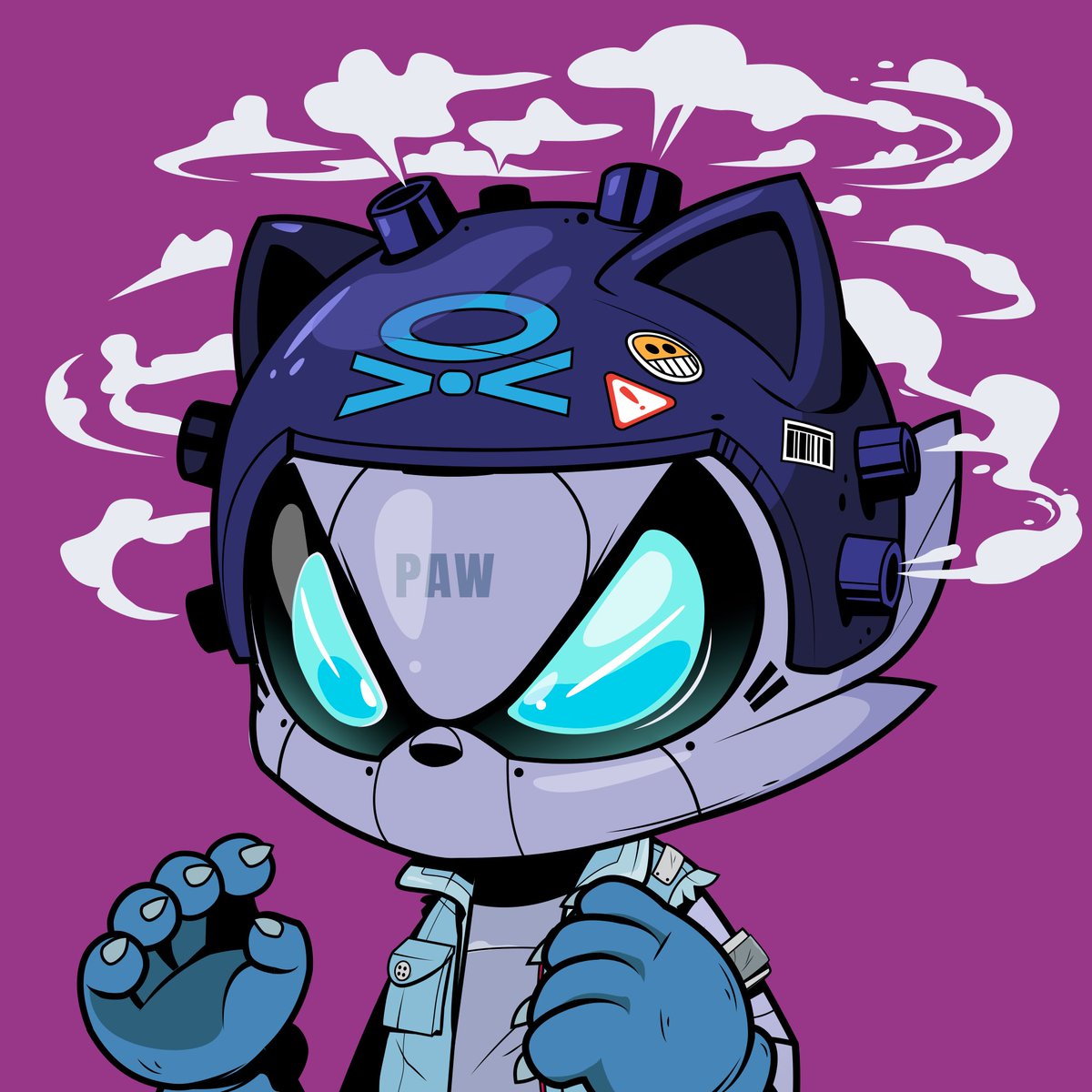 #KhugaBash is coming to <a href="/Steam/">Steam</a> soon 🎮  one of my fav Kuros is a featured skin - want to gas up and shred your enemies?! #GassyPawKuro has got your back there. Get ready to kick ass and take names 🚀🔥✨

#WAGFI