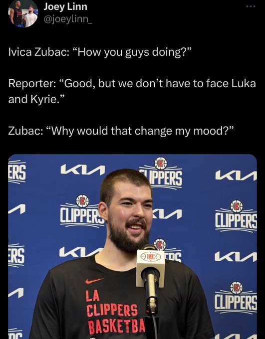 Zubac got real with 20 points (playoff career-high), 15 rebounds and 59% FG in the Clips playoff win over the Mavs #ClipperNation