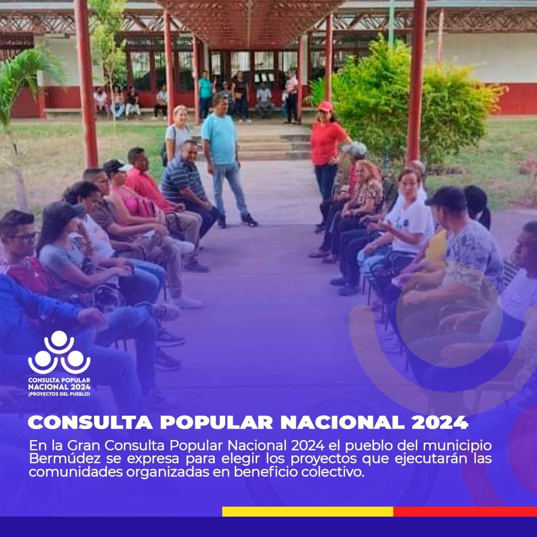 UnipsoFEmprende's tweet photo. Este domingo 21 de abril se lleva a cabo la Consulta Popular Nacional 2024 en todo el país, un proceso para elegir proyectos que mejoren la vida en las comunidades.
@GPintoVzla
#SucreEnConsultaVictoriosa https://t.co/0SianCkKTJ