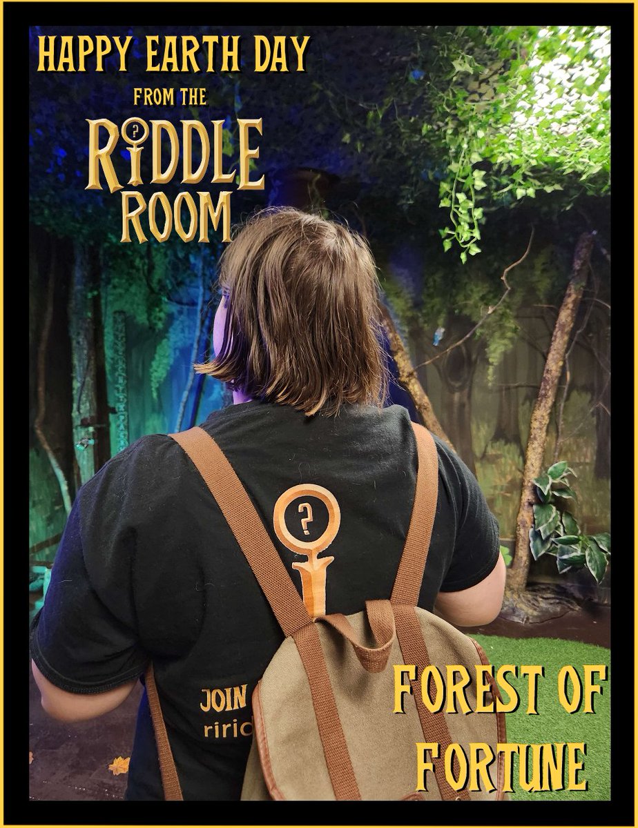 RI_Riddle_Room's tweet photo. Enjoy Earth Day this week from the RI Riddle Room!
Come try our Forest of Fortune escape game this week to celebrate🌳

#ririddleroom #escapegames #familyfun #escaperoom #rhodeisland https://t.co/5lB4wAKxVX
