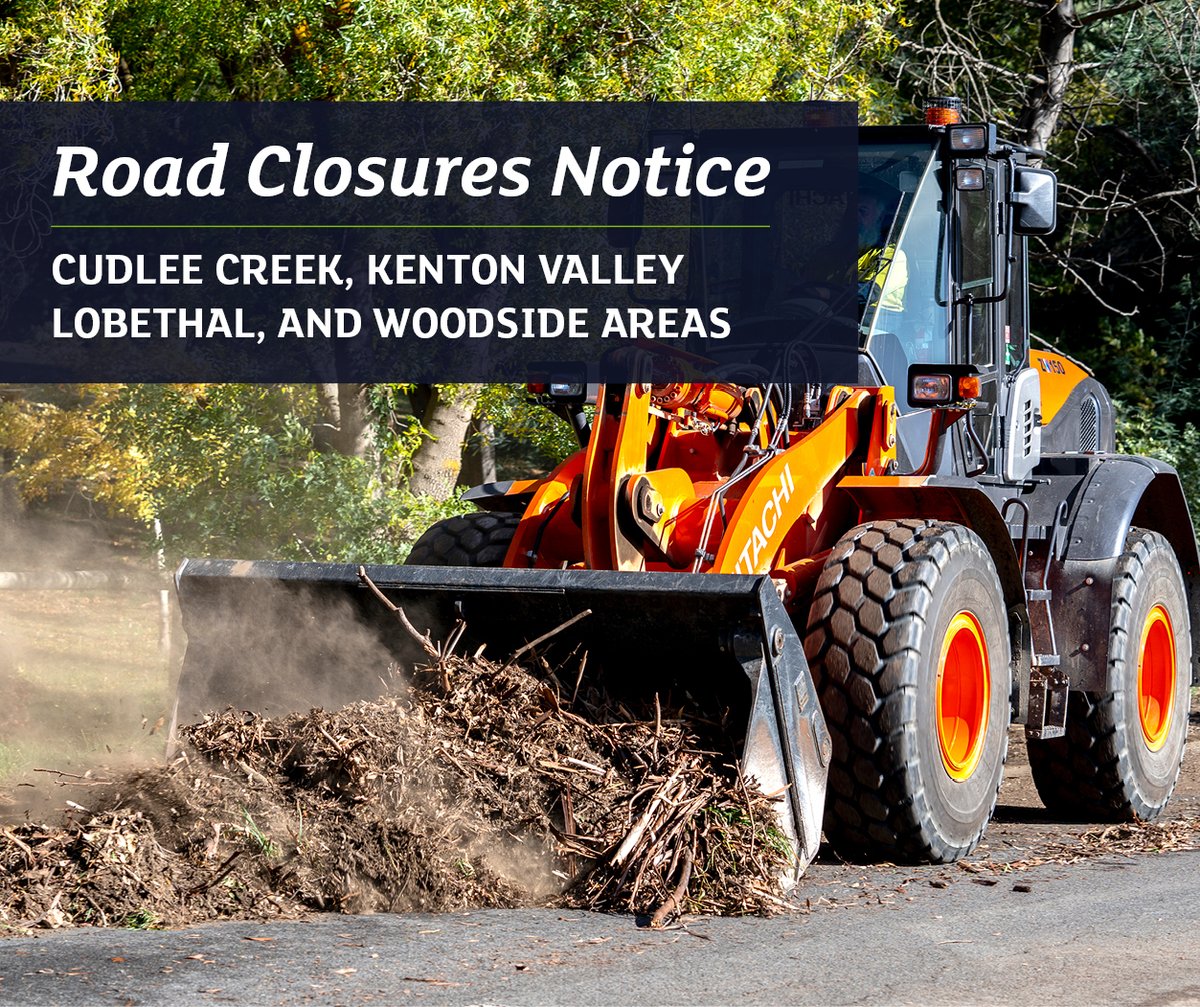 Starting Monday 29 April, there will be a series of road closures during work hours 🚧 in the Woodside, Lobethal, Cudlee Creek and Kenton Valley areas 🌿 to clear vegetation regrowth along roads in fire effected areas. View the roads and details 👉 ow.ly/4Ixw50RiKmn