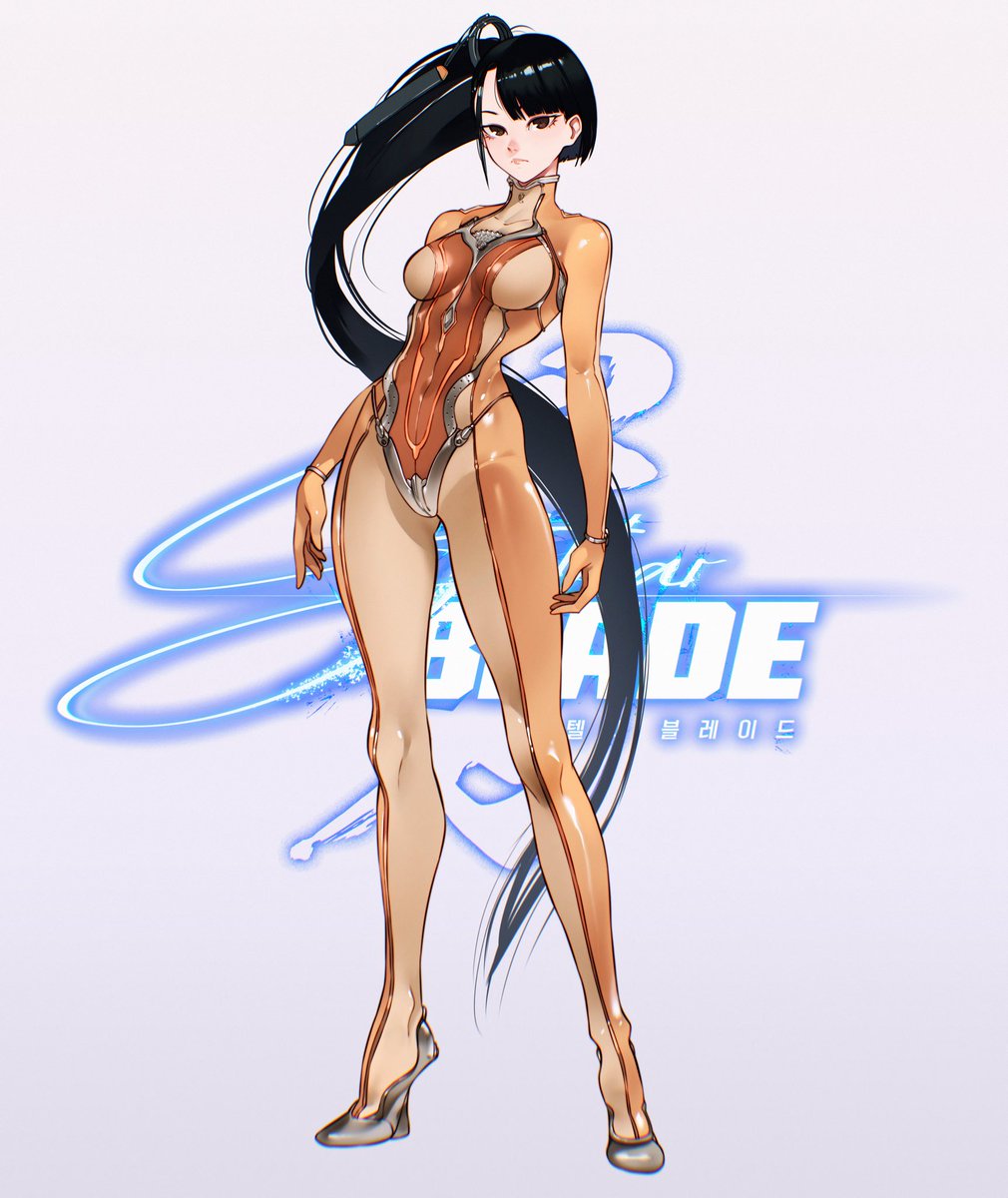 cesar_art456's tweet photo. The "polemic" skin suit haha, fun practice this suit makes the game harder I already finish the demo with this and yeah it's awesome one suit left before the game launches #stellarblade #eve #StellarBlade #animefanart #suit #PlayStation5 #PS5 https://t.co/2YacBv0uJA