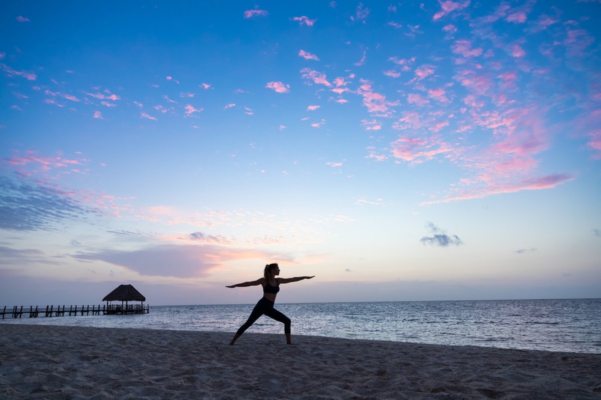 Namaste! 🧘‍♀️ Whether spending time relaxing in a beach hammock, indulging in island-inspired spa treatments, or greeting the sun in a warrior’s pose, Margaritaville Riviera Cancun is ready to rejuvenate your body and mind. Make your own sun salutation at mville.io/3St1Hqa