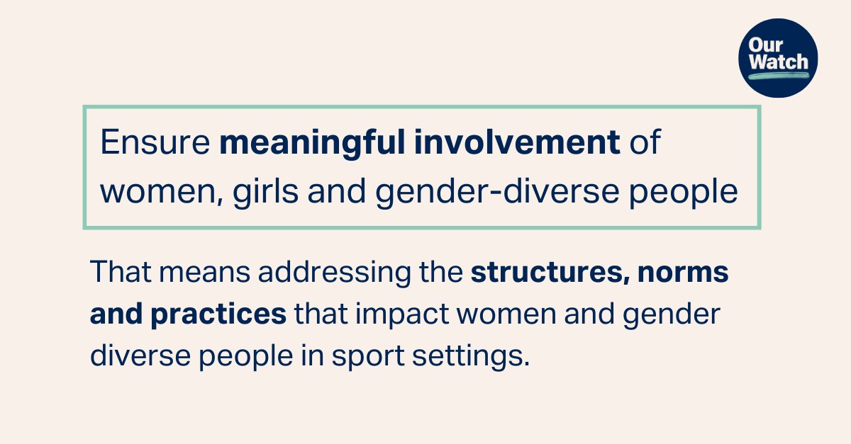 OurWatchAus's tweet image. How does your sports club promote equality?

If you're looking for tips and resources, you can find them on our website bit.ly/49xgwPf