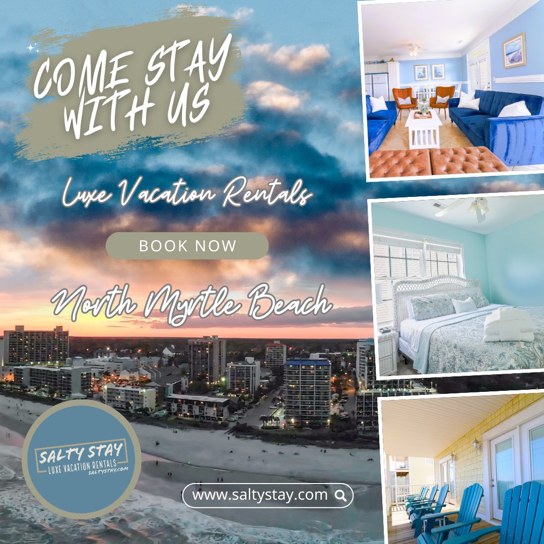 We offer luxury beach #vacationrentals for large groups. Salty Stay properties are a haven of recreation and relaxation – making them perfect for celebrating birthdays, anniversaries, family reunions, or any other large gathering. Book saltystay.com