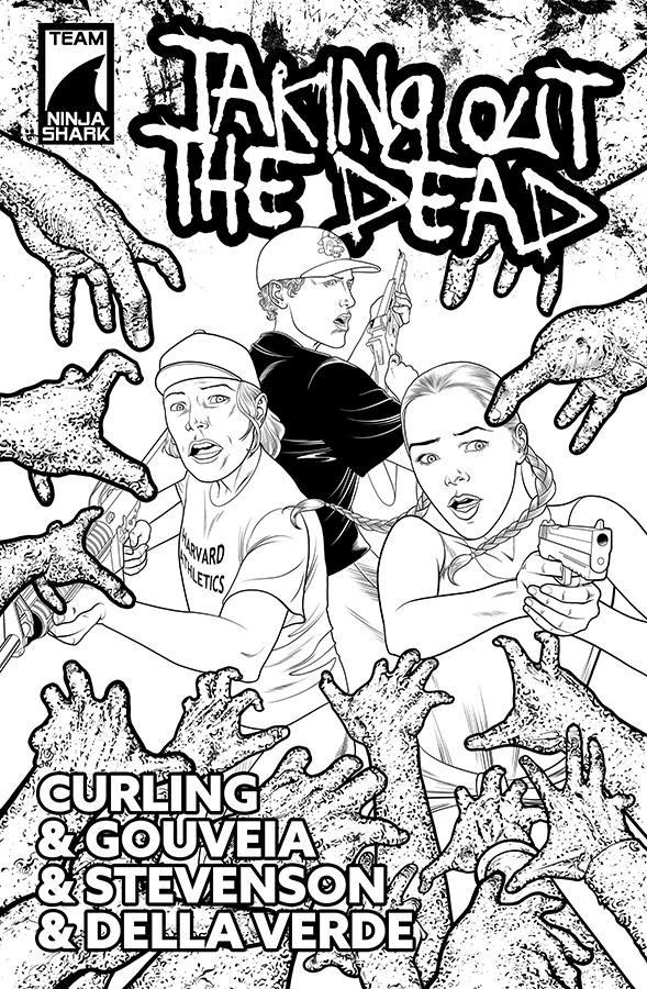 'Taking Out the Dead - @DrCarlMartin narrates as a woman searches for her brother in a post-zombie apocalypse Boston. 

Kickstarter campaign launches on May 1st.  8-page ashcan available now for free.'

The hands create a foreboding sense of Claustrophobia.

Ashcan for FREE! 😎💬