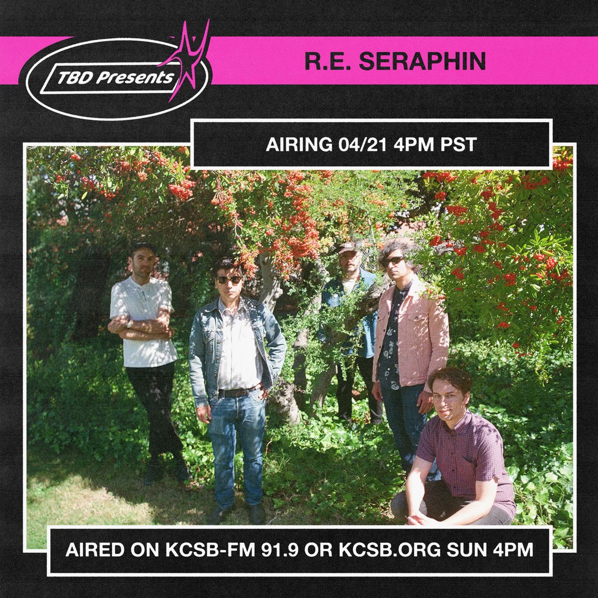 Coming up in thirty minutes on <a href="/KCSB/">KCSB-FM 91.9</a>.org! We got a conversation with @r_e_seraphin about San Francisco's diy, his sonic origins, and the search for the perfect jangle! Tune in!