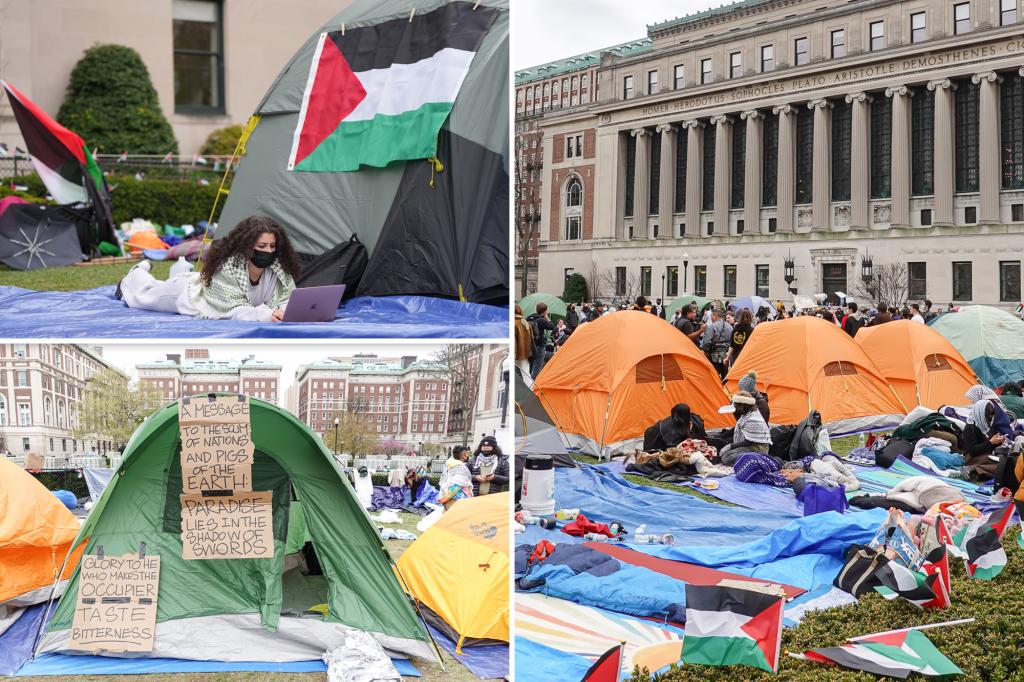 New anti-Israel tent city takes over Columbia University: ‘We are here forever’ trib.al/i2UdXg3