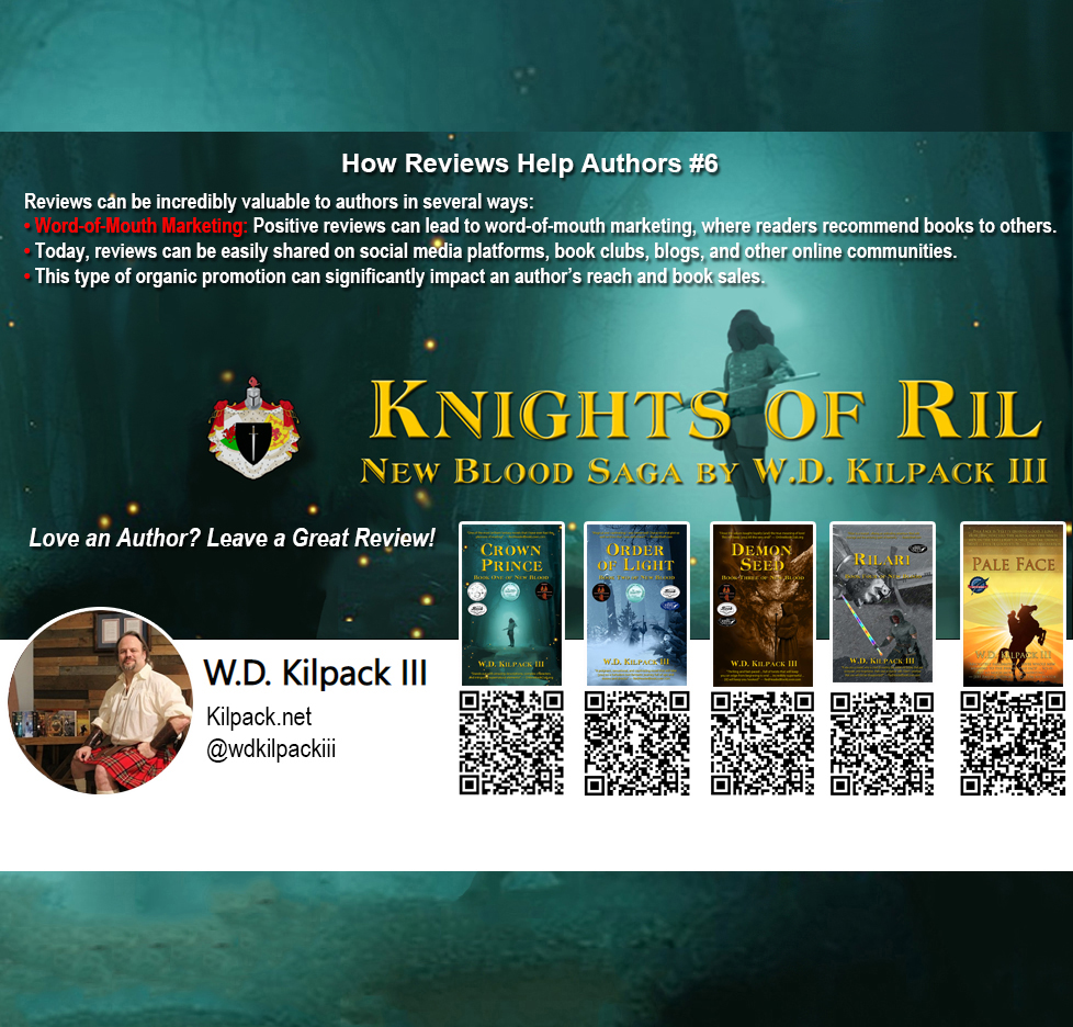 @A_DiAngelo Such great support! But reviews are ESSENTIAL! Here's how! Tap here! tinyurl.com/3banaxez

#author #authorscommunity #bookishlife #bookreviews #bookworms #fantasy #fiction #kilpack #readers #readersareleaders #readersgonnaread #WritingCommunity #iartg #ian1 #writerslift