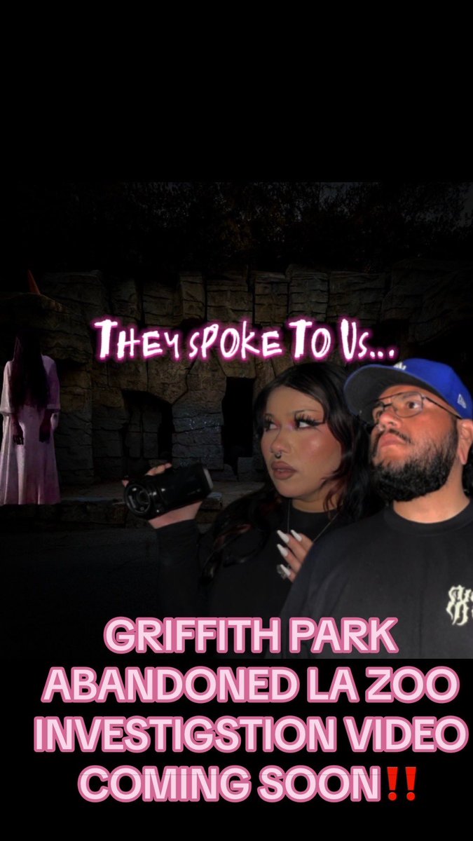 WE’RE BACK GUYS, HAUNTED LA ZOO INVESTIGATION COMING SOON‼️‼️
STAY TUNED‼️
#paranormal #ghosthunting #haunted #griffithpark #lazoo #abandon #suicide #scary #theconjuring #TikTok #Twitter #Instagram #Youtube #trending #followformore
