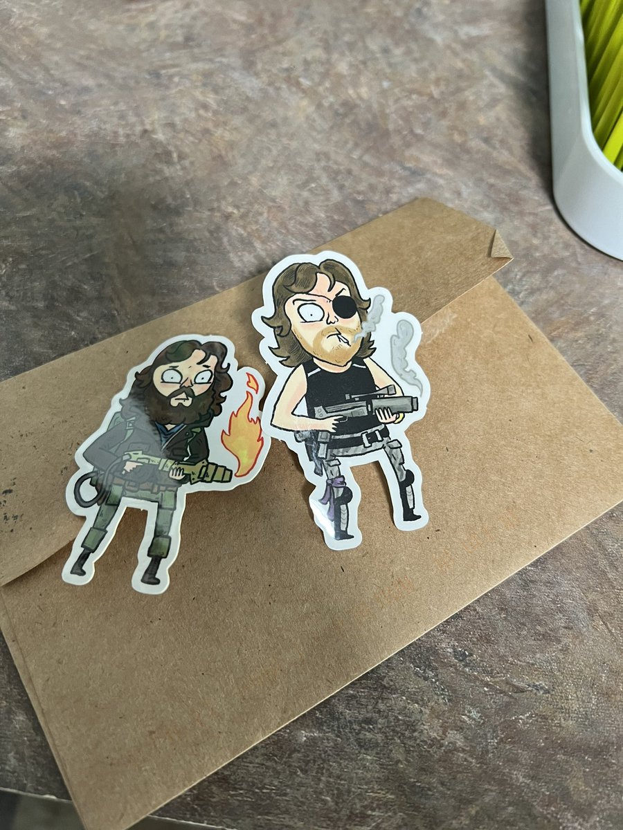 NicLuvsMovies's tweet photo. Just opened these awesome stickers from @TheKyleStarks as I was listening to latest episode of #MissingFrames with @MouthDork and @YayShawndorman serendipity?? https://t.co/ErsIc03vst