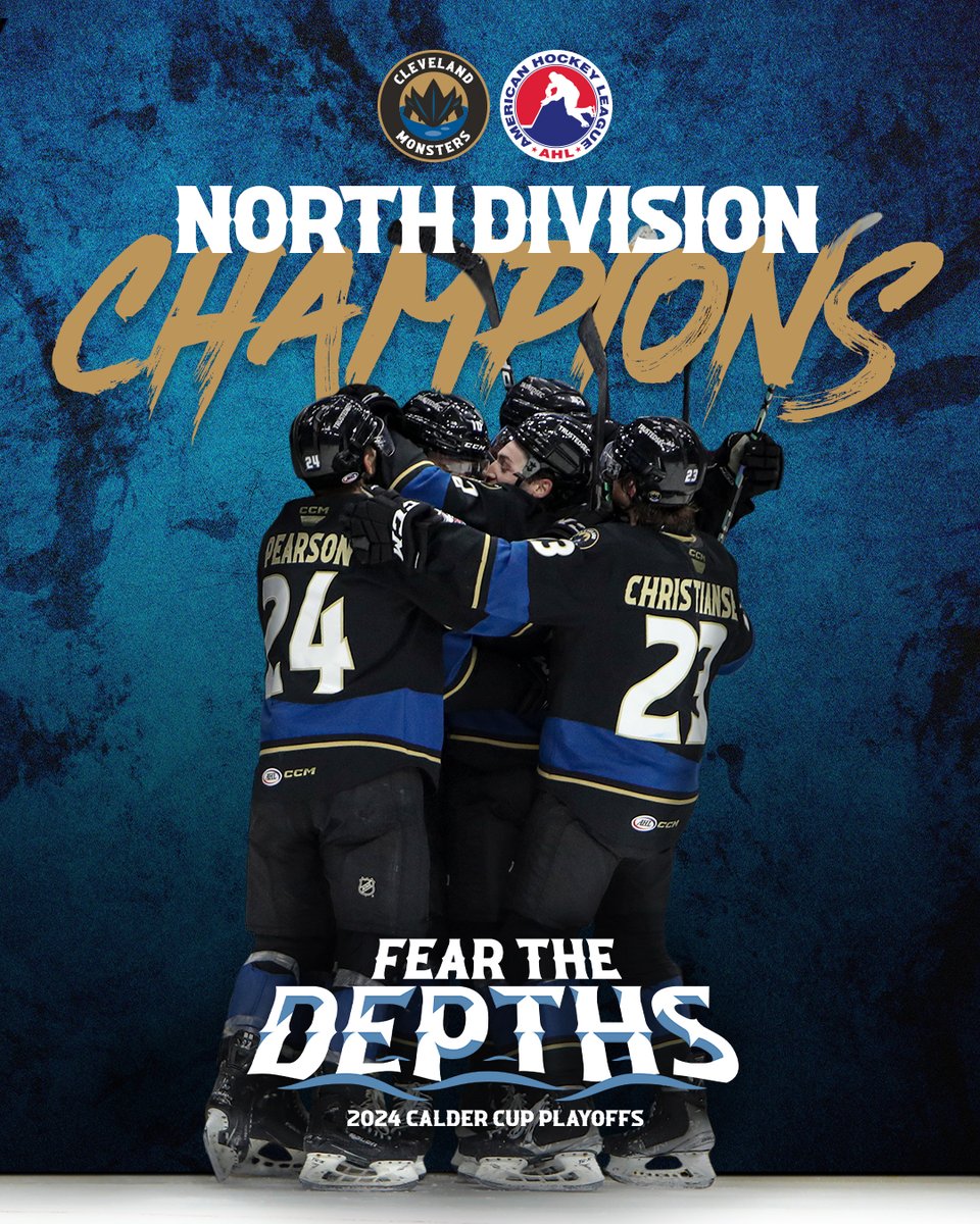 For the first time in franchise history we are AHL North Division Champions! 🏆 #FearTheDepths