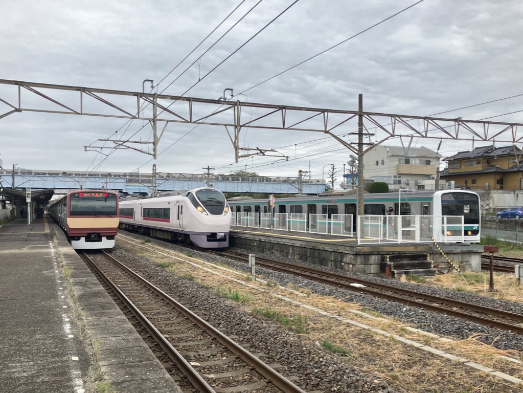 勝田以北に赤電10両が来ました！
E501・E657と共に記録★

#常磐線