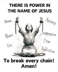 I’m living proof that Generational Curses can be broke! The Name of Jesus Is Above EVERY name! He came to set the Captives Free! He’s a Chainbreaker! 🙌👑