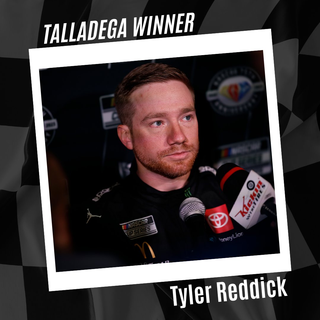 Tyler Reddick wins a THRILLER at Talladega! #NASCAR