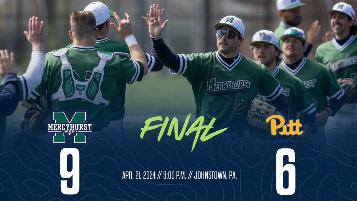 Final/9: Lakers take game two and earn a series sweep over UPJ! Christopher: 2-5, HR, 4 RBI Ventura: 3-4, 3 Singles, R Susnik: 2-4, Double, 2 R, BB