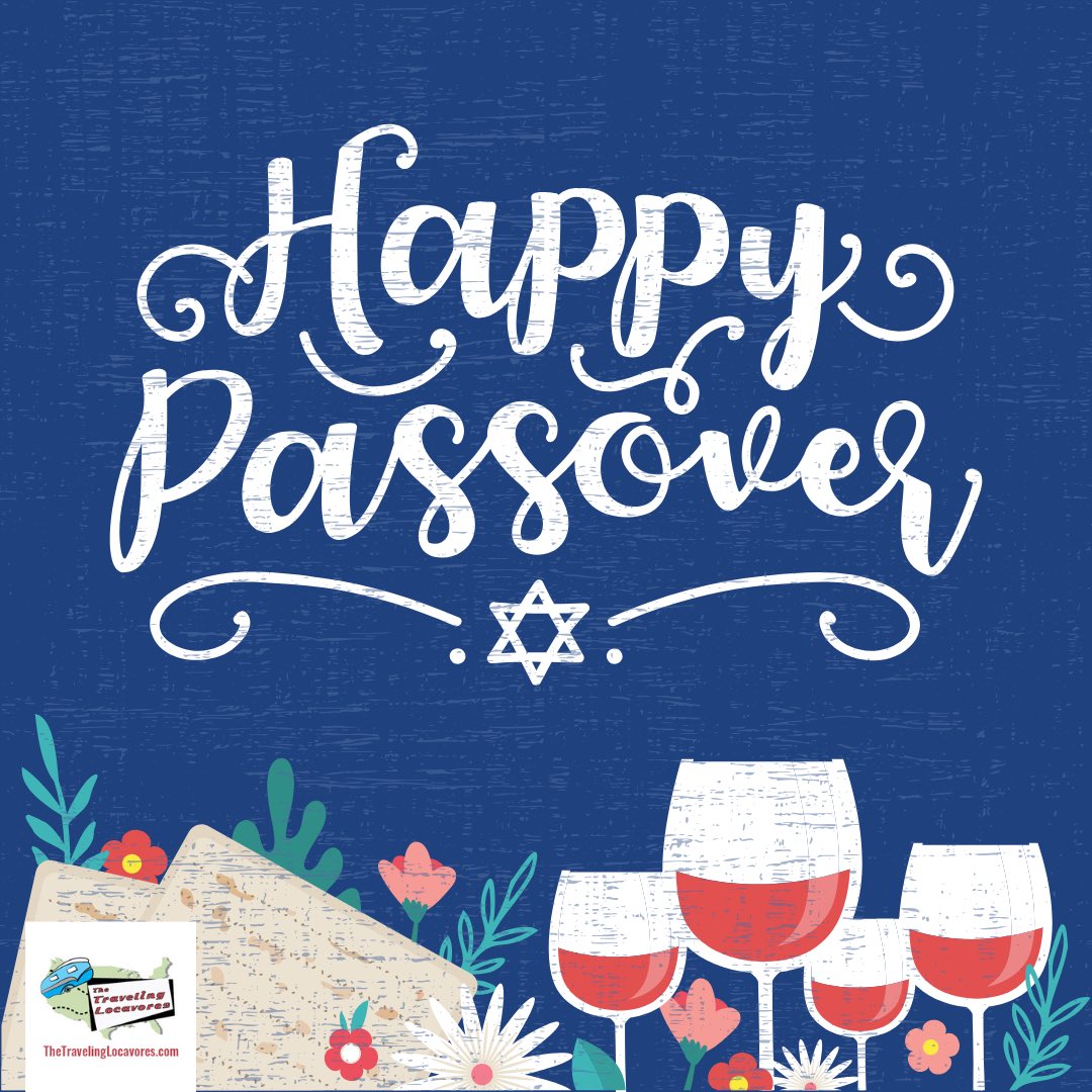 Wishing all who celebrate Passover a very happy holiday!!!                 Subscribe at TheTravelingLocavores.com to follow all our adventures 

#rvlife #rvtravel #fulltimerv #lifeontheroad #rving #rvliving 
#Locavores #WeLoveFood #passover #passover2024