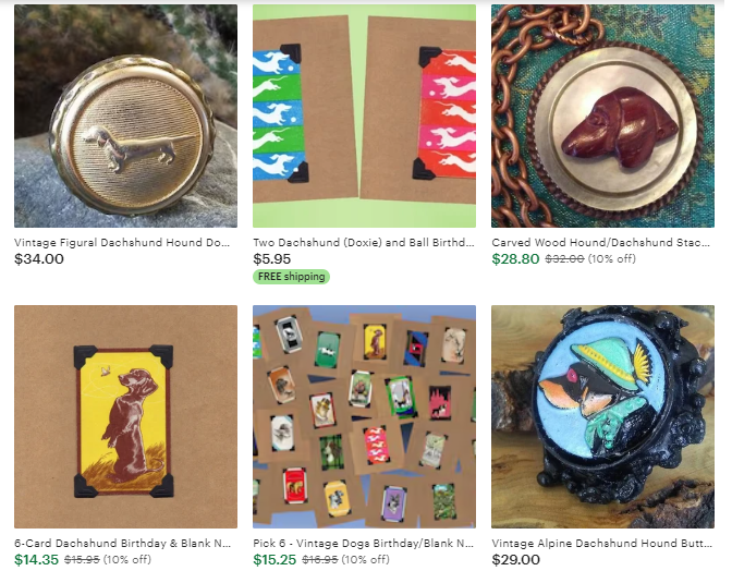 Did you know you can search our Etsy shop offerings of #vintagedog #buttonjewelry and #Vintage #Dog #greetingcards by breed? (Here are a few #dachshunds for you!) Do we have your mom's favorite breed? We've just added more to our spring #sale!
loyaltyofdogs.etsy.com
#MothersDay