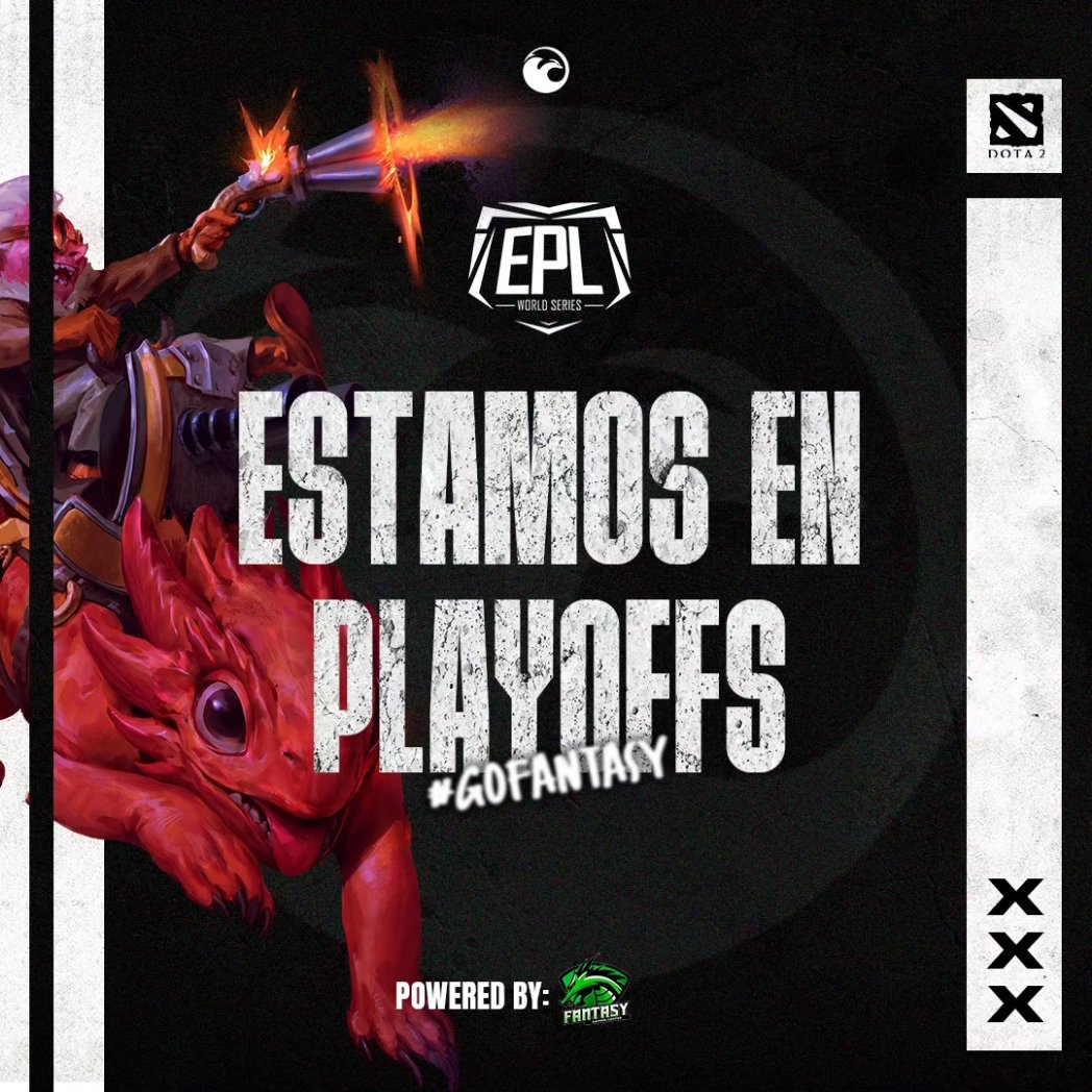 Vamos con todo para la siguiente fase 🔥🐲

Un buen desempeño en la primera etapa vamos a hacerlo mejor para las playoffs 💚

#gofantasy #esports #dota2 #EPL