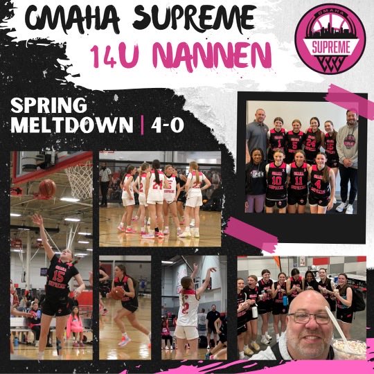 Great weekend for Omaha Supreme U14 Nannen!  Winners of the Spring Meltdown!