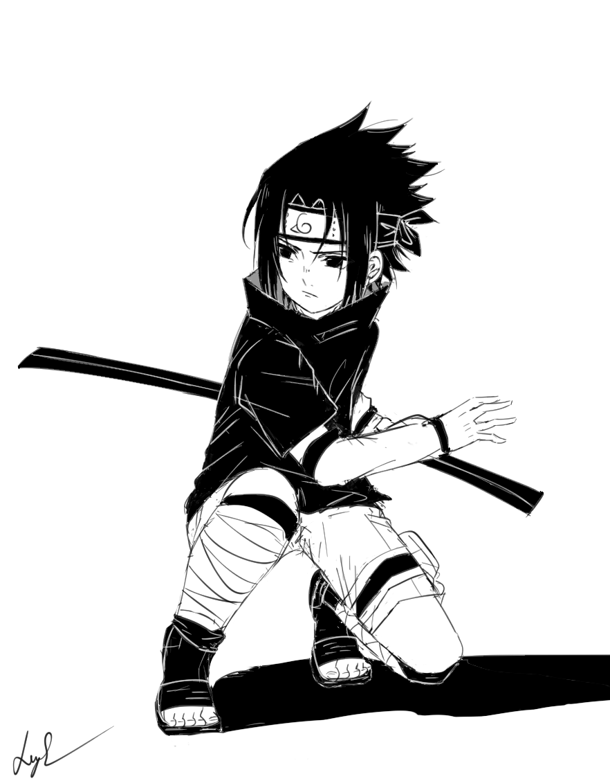 What if Sasuke uses his kusanagi during genin time?~ #NARUTO #sasuke #sasukeuchiha