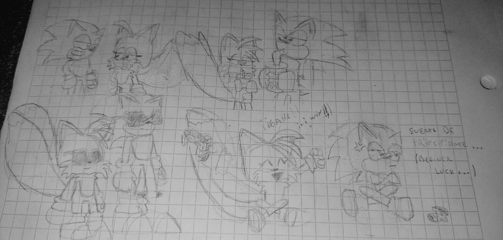 Sonic y tails doodles :) 
#doodles #SonicTheHedgehog 
#milestailsprower #TailsTheFox