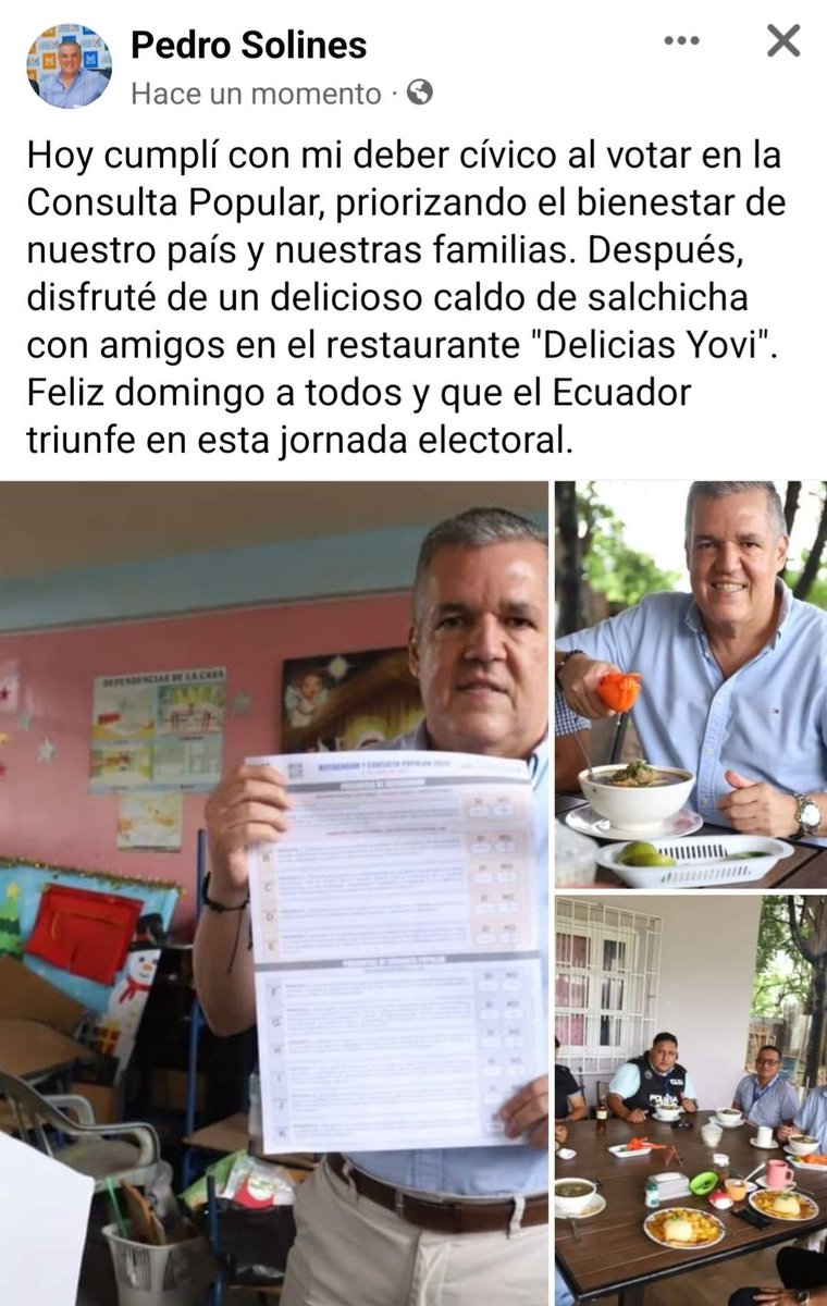 EmergenciasEc's tweet photo. Alcalde de Milagro voto todo NO.
Qué opinan? https://t.co/6wIRPXQwrL