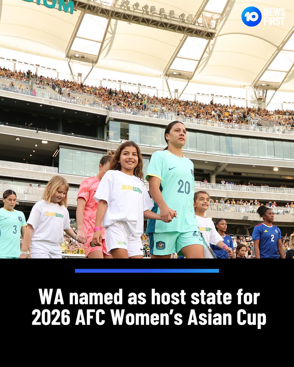 Western Australia has been named as a proposed host state for the 2026 AFC Women's Asian Cup, alongside New South Wales and Queensland. Australia has been confirmed as the sole bidder for the event, with the hosting rights expected to be confirmed in May. All states have played