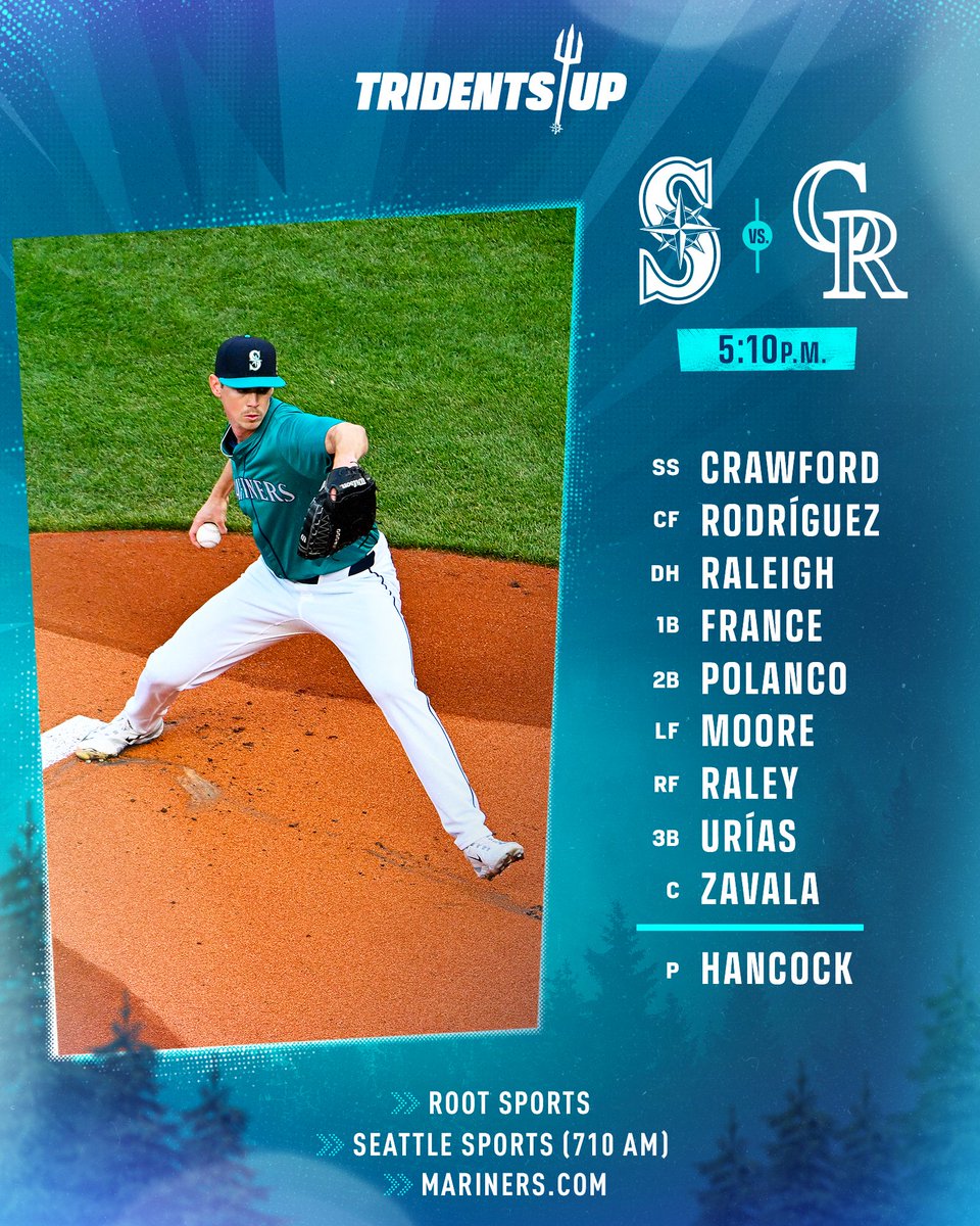 Emerson Hancock gets the nod in Game 2. #TridentsUp