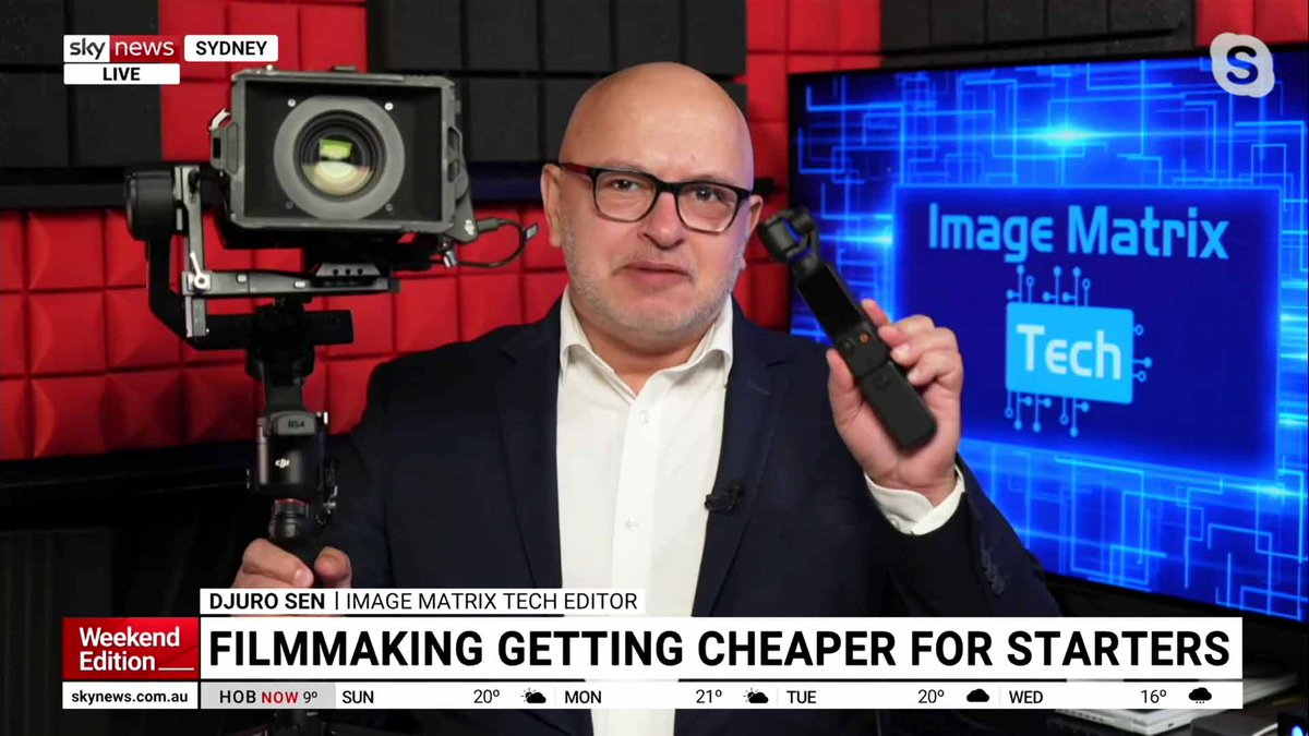 In the wake of NAB, filmmaking is cheaper than ever. If you’ve got the skill 😜 skynews.com.au/business/tech-…