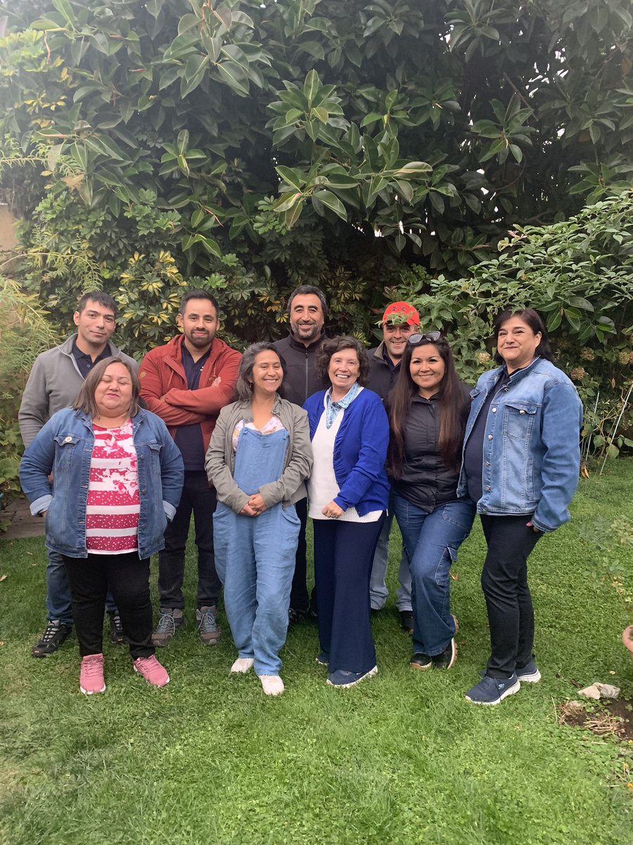 Delegacion de trabajadores chilenos de la industria del salmon de la Región de Los Lagos llega a Santiago, en camino a Florida, USA , para conocer y compartir con el equipo del Programa Comida Justa @FairFoodProgram