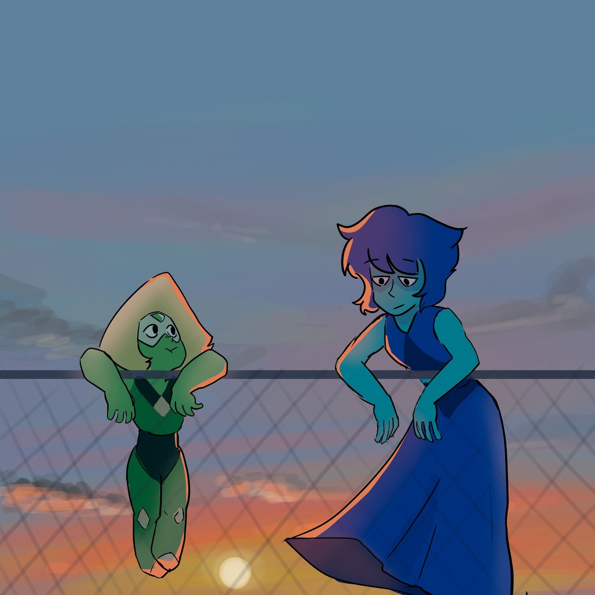 Besties ❤️

#StevenUniverse #lapidot #stevenuniversefanart #Peridot #lapislazuli