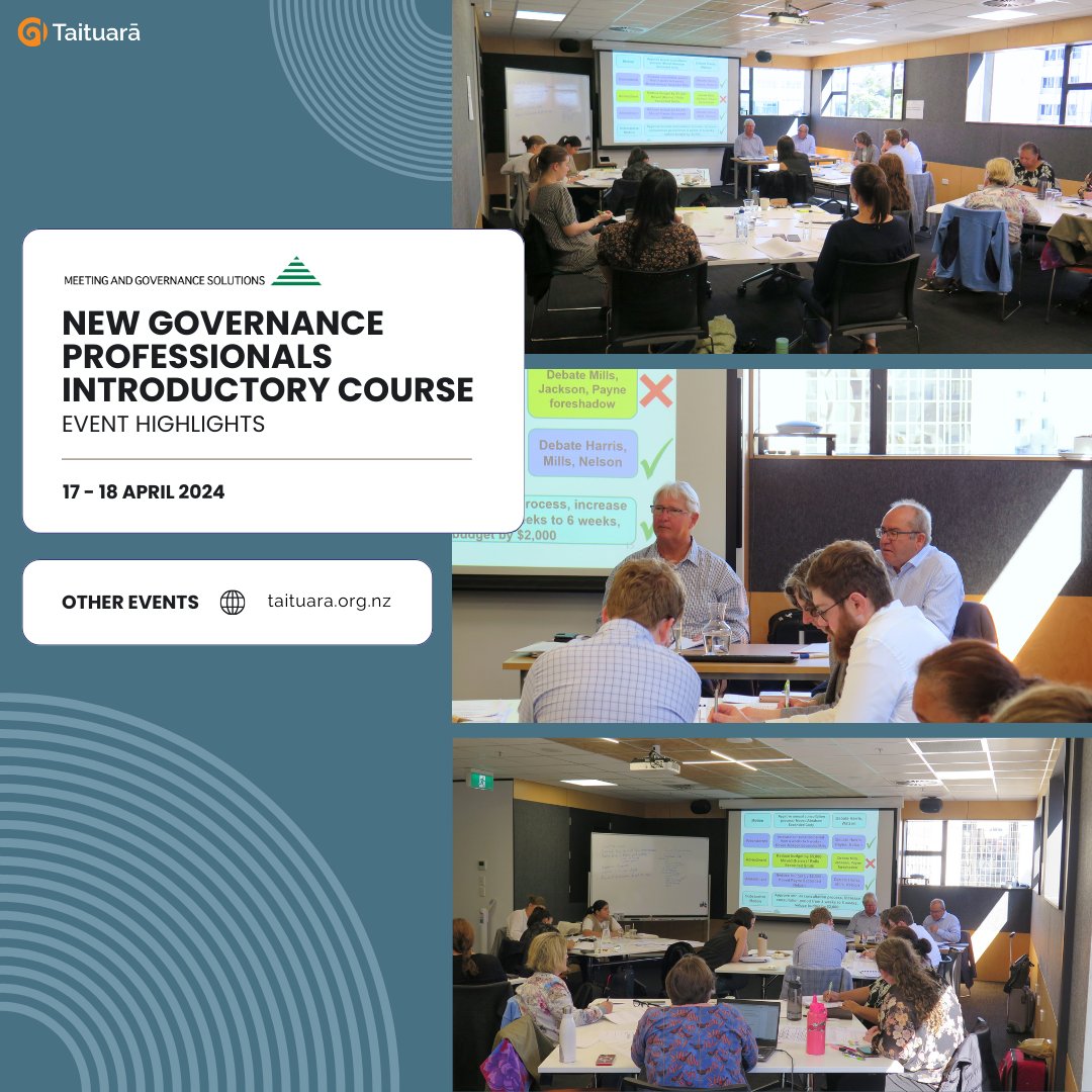 A big thank you to our dedicated participants in the two-day New Governance Professionals Introductory Course workshop. 🌟 Together, we explored key responsibilities, legal insights, and effective communication strategies. Here's to empowered governance ahead! 🥂