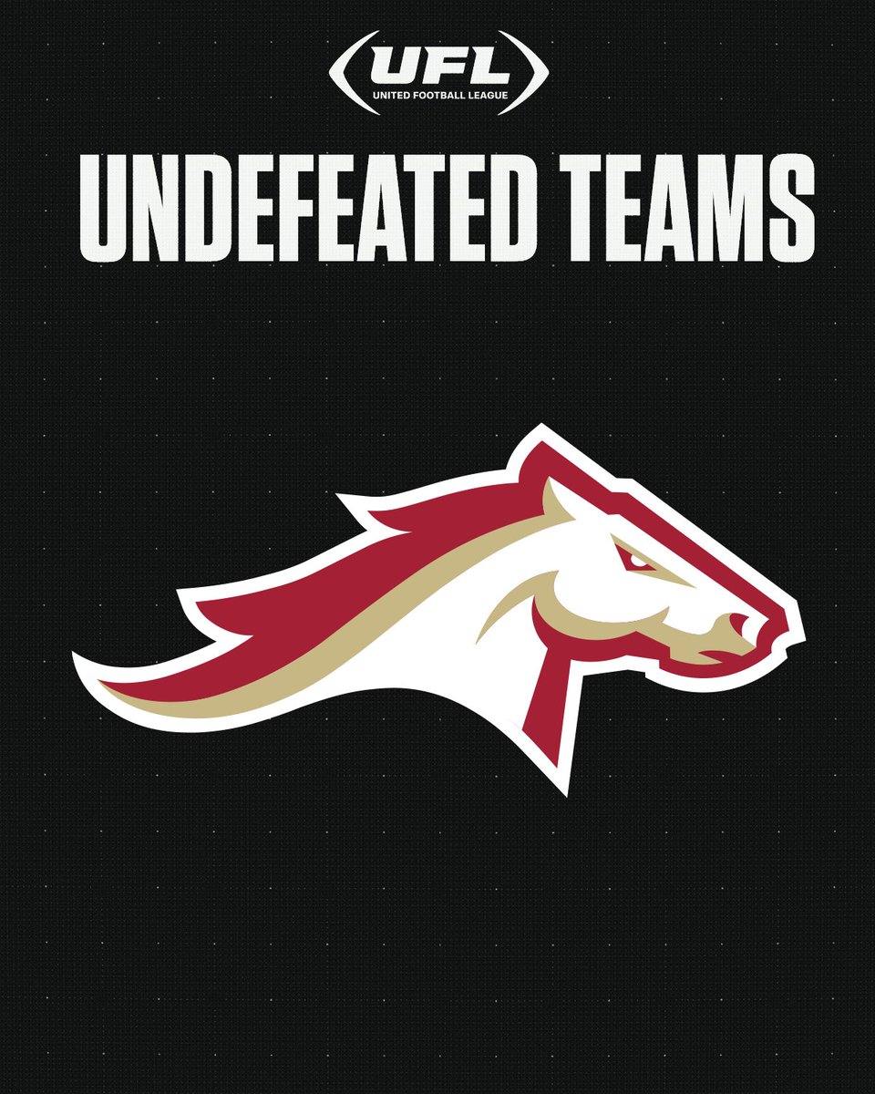 The <a href="/USFLStallions/">Birmingham Stallions</a> keep their streak alive through 4 weeks 🔥🐎