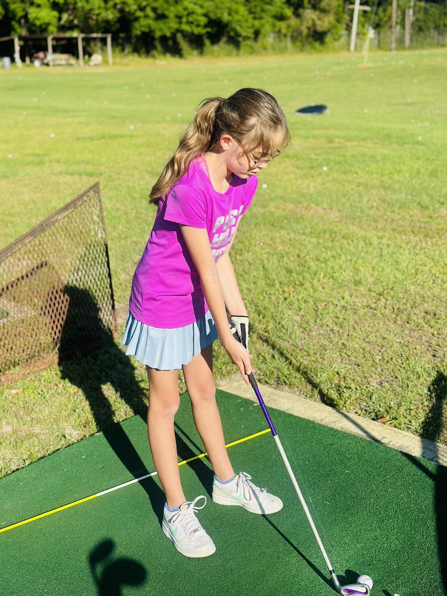 My #IsabettaRose got in on the Action today!⛳️ watch out @LPGA @GirlsGolfRocks1