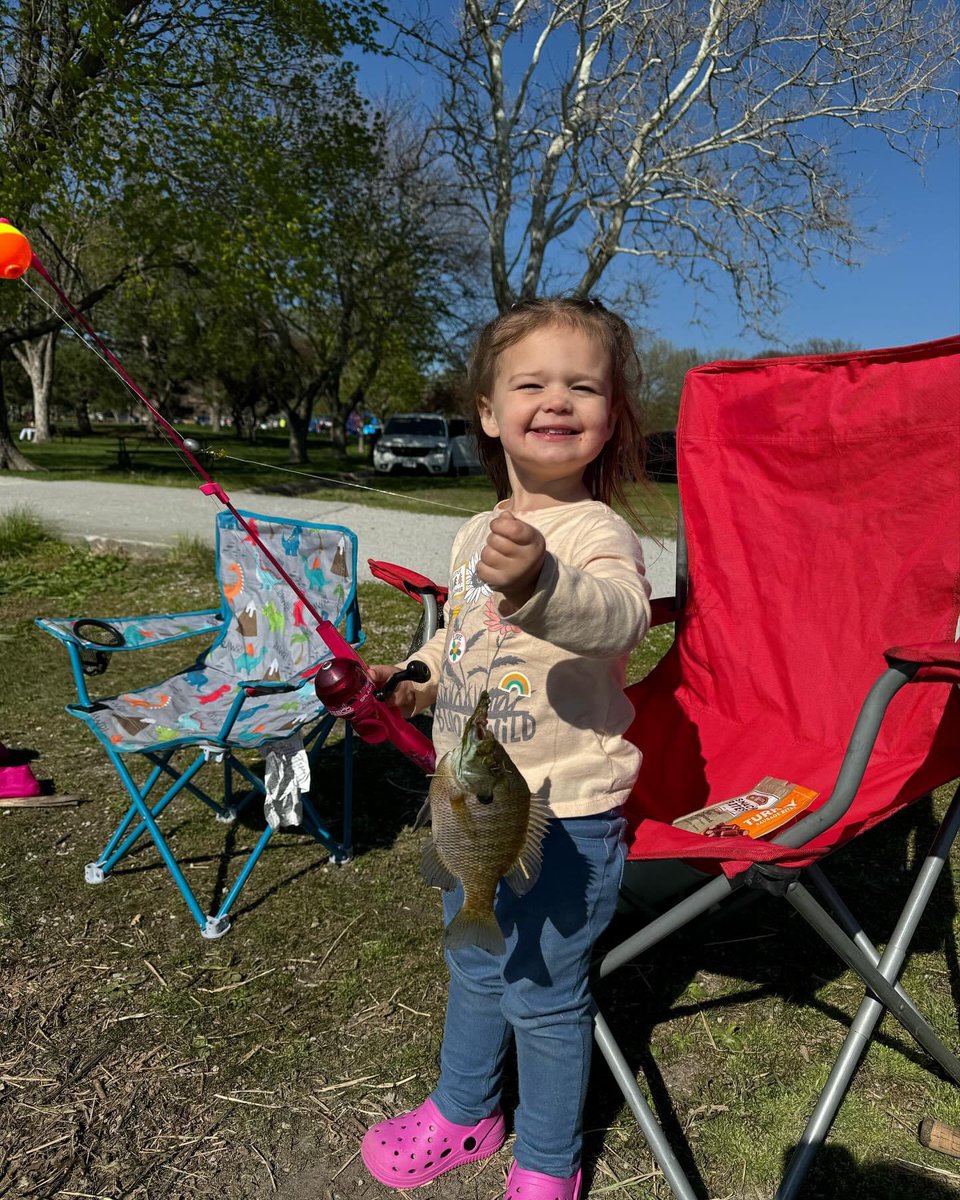 My granddaughter bought her first fish today!!!
#fishing #OutdoorAdventures