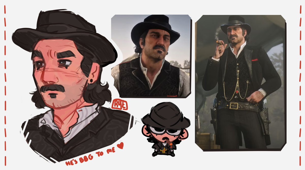 ryeliths's tweet photo. anyways #reddeadredeption2 #rdr2 #dutchvanderlinde https://t.co/bSKota62XA