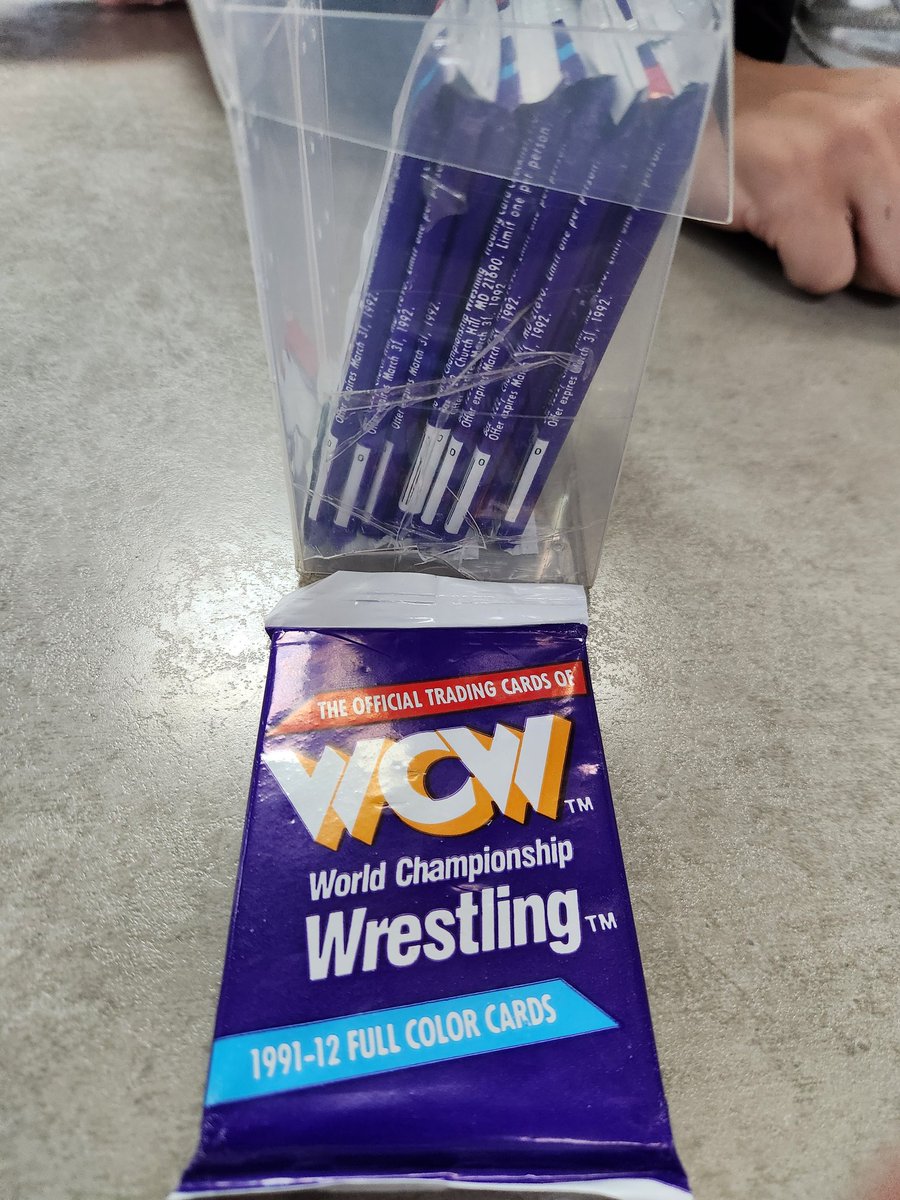 Made bank off of a $75 trade #TradingCards #WWE #WCW