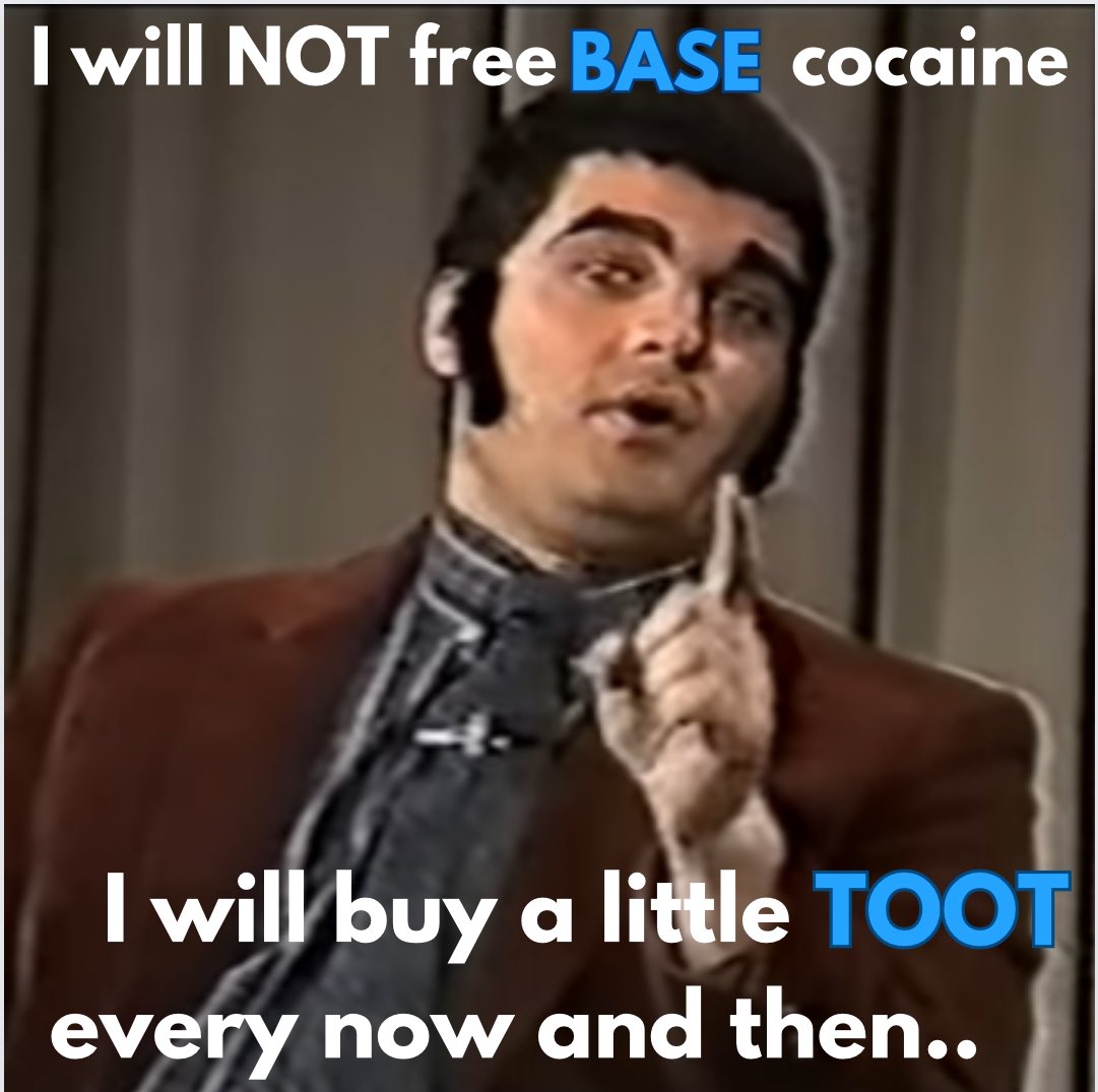 NOTFreeBASE's tweet image. 📢TOOT Going live tonight..

If you’re seeing this, you’re here earlier than the crackheads..

❌Do NOT freeBASE cocaine..
✅Buy toot