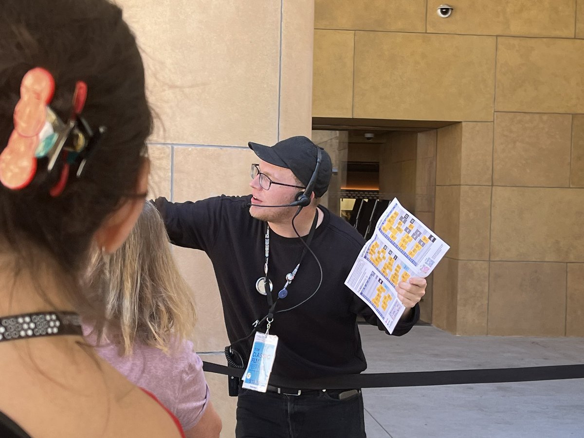 Alas, the kind folks at @EgyptianLA tried to get everyone in and we were willing to miss the beginning (30 min. or so) but they couldn’t fit the rest of us in. Thanks for trying. #TCMFF