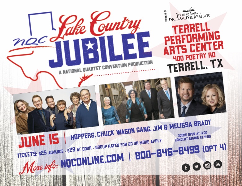 Lake Country Jubilee continues June 15th featuring The Hoppers , Jim & Melissa Brady and The Chuck Wagon Gang . All the deails at natqc.com/events/lake-co…