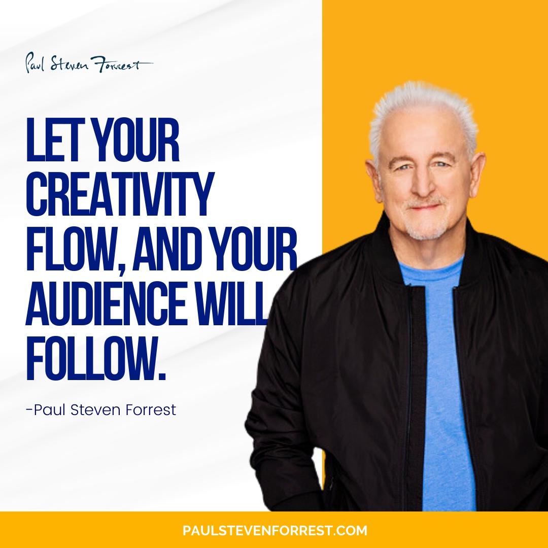 Let your creativity flow, and watch as your audience grows and follows. 🌊 

With inspiration from Paul Steven Forrest, the path is clear. Your ideas have power. 😉

 #LetCreativityFlow #CreativeGrowth #PaulStevenForrest #YouGottaSeeThis #FollowTheFlow #IdeasMatter #AudienceGr...
