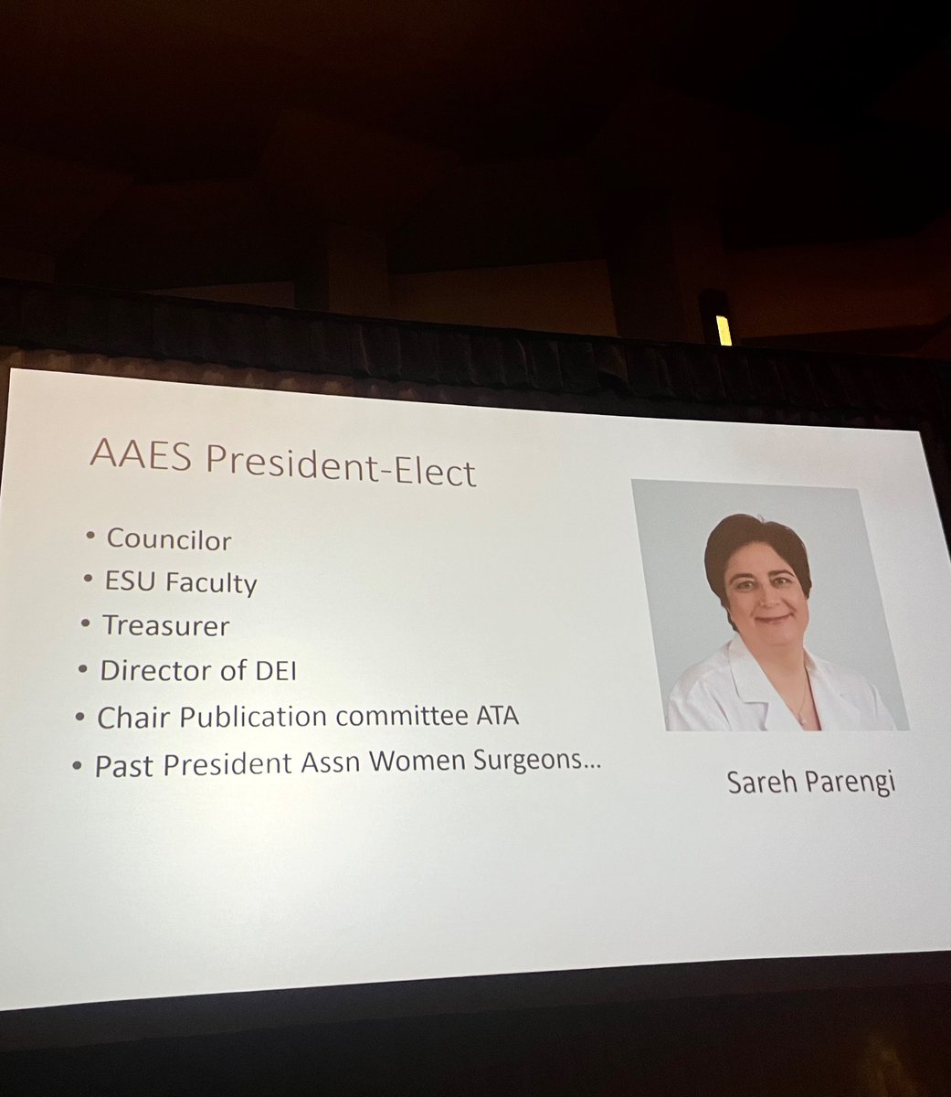 Congrats to this dream team of elected officers especially president-elect of @TheAAES, @SarehParangiMD !! Incredible leader, mentor, partner, and friend who lifts all boats and will undoubtedly take this special organization to new heights. @MGHSurgery