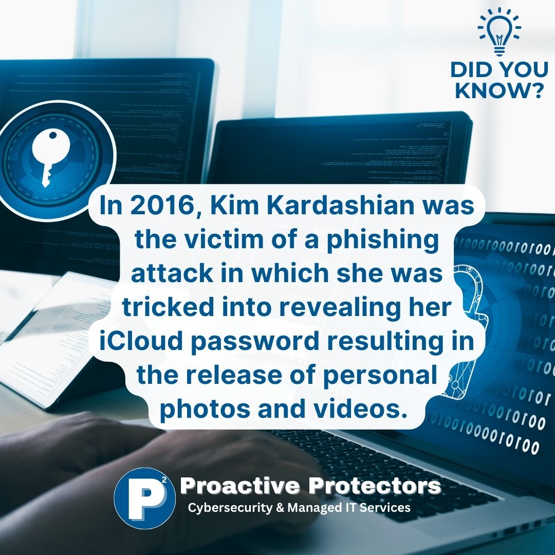 P2_Cyber's tweet image. Kim K&apos;s phishing ordeal: A stark reminder to never share passwords. #Phishing #P2 #ProactiveProtectors #Cybersecurity #TechBizCEO