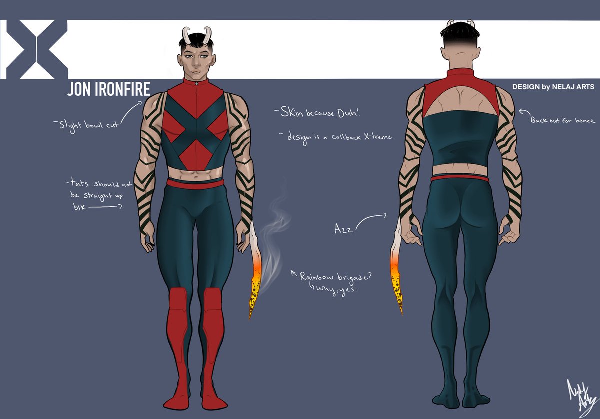jalen_hadnot's tweet photo. A couple of redesigns for the X twinks. Sunspot and Ironfire.
#xmen #XMen97 #marvel #MarvelComics #sinsofsinister https://t.co/hE9iXB79VG