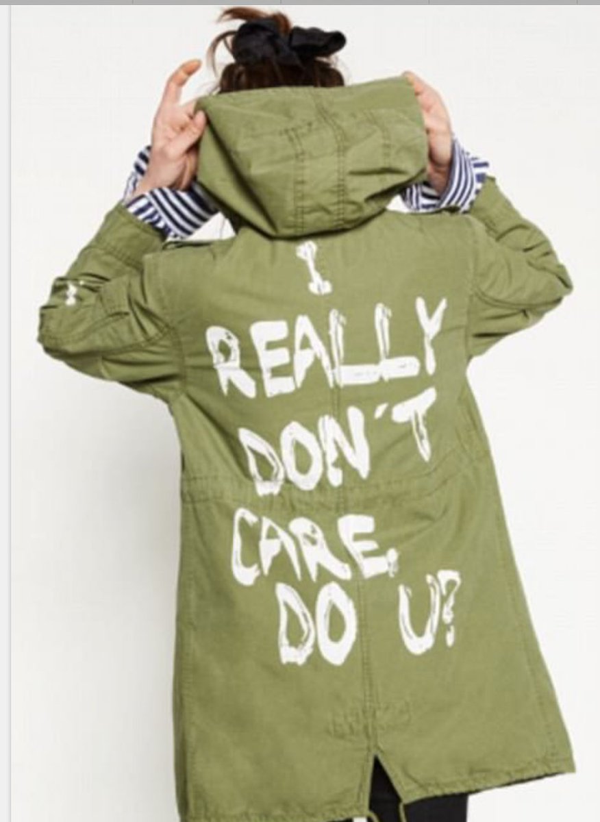 @gtconway3d @joncoopertweets If the DOJ comes through with a few guilty Trump verdicts, Melania can wear her jacket for the second time.