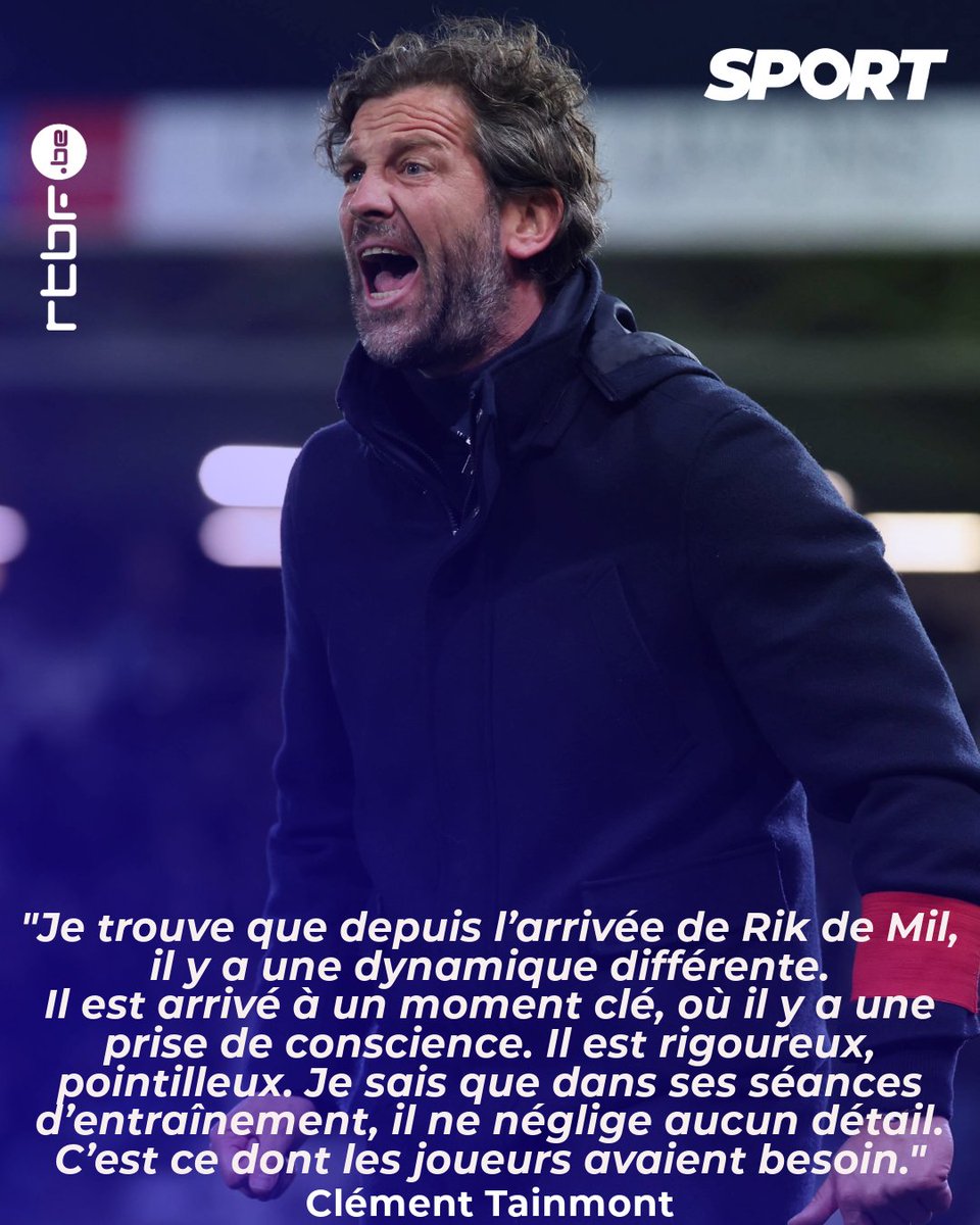 DHoudret's tweet photo. [PODCAST] 📻📲"Complètement FOOT" #CFootRTBF 

@Clemtizou ▶️ Au Sporting de Charleroi, "je trouve que depuis l’arrivée de Rik de Mil, il y a une dynamique différente. Il est rigoureux, pointilleux." #CHAEUP 

➡️ RTBF: https://t.co/QSDV9lt7NA
➡️ Spotify: https://t.co/9ZfvKJd4l2 https://t.co/eeLb2fszF6
